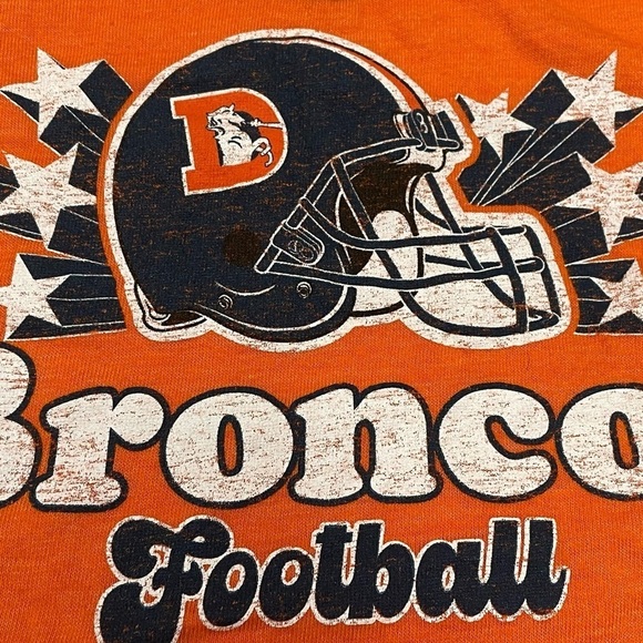 Women's Denver Broncos NFL Football Sports Tee Top Shirt - Picture 7 of 7